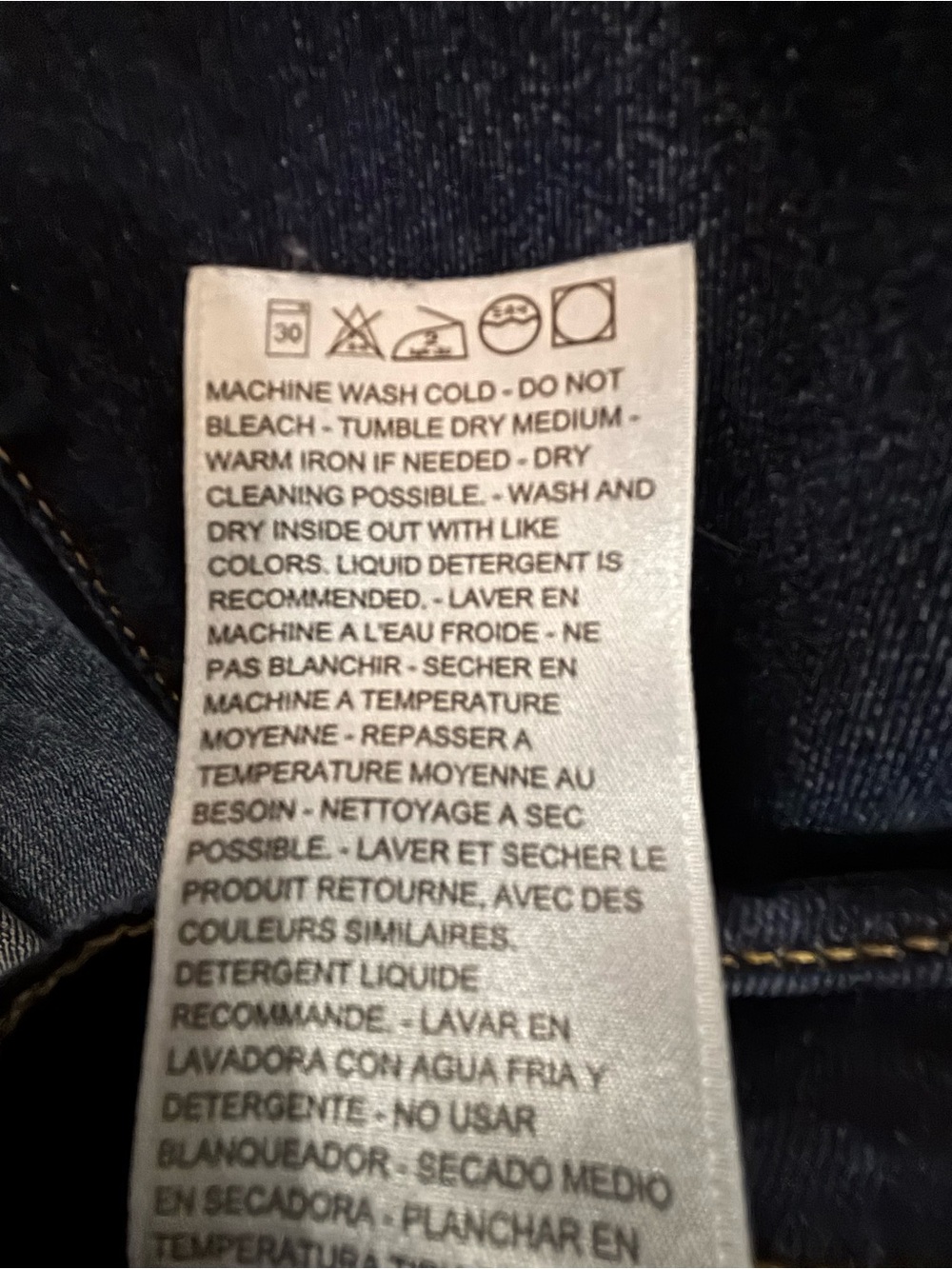 Levi's Women’s 505 Straight Jeans — Deep Indigo - Picture 10 of 10